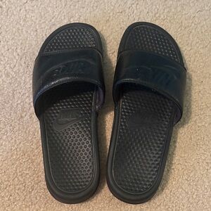 Nike Black Slide Sandals